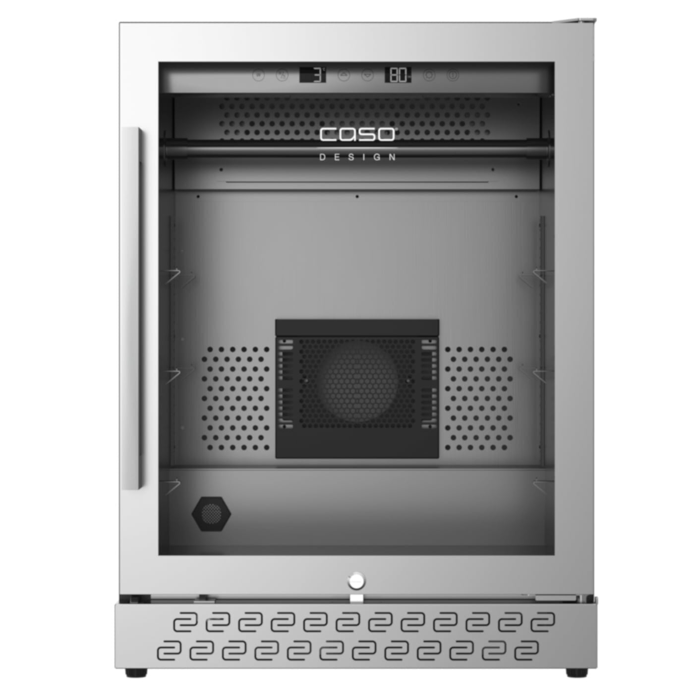 Caso DryAged Master 125, kødmodningsskab, 125L, Rustfrit stålit stål